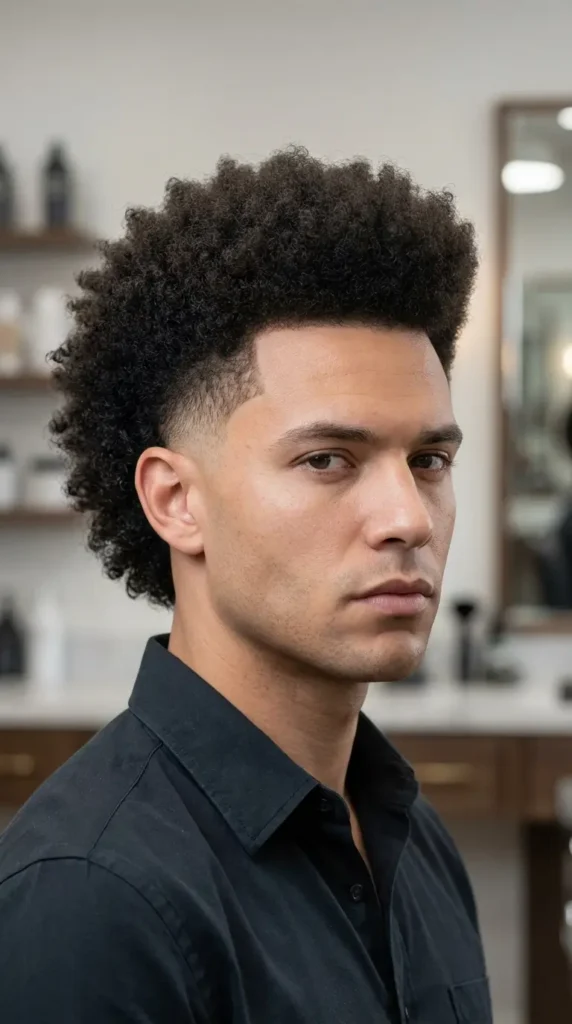 Burst Fade Afro