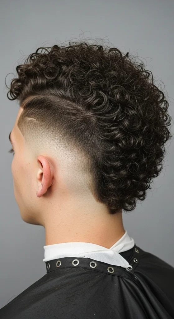 Curly Faux Hawk