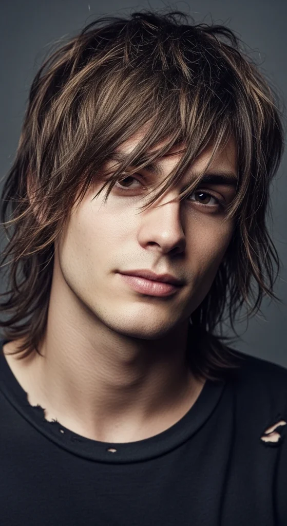 Long Messy Fringe