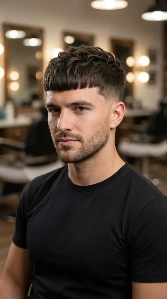 Caesar Cut for Thick Hair