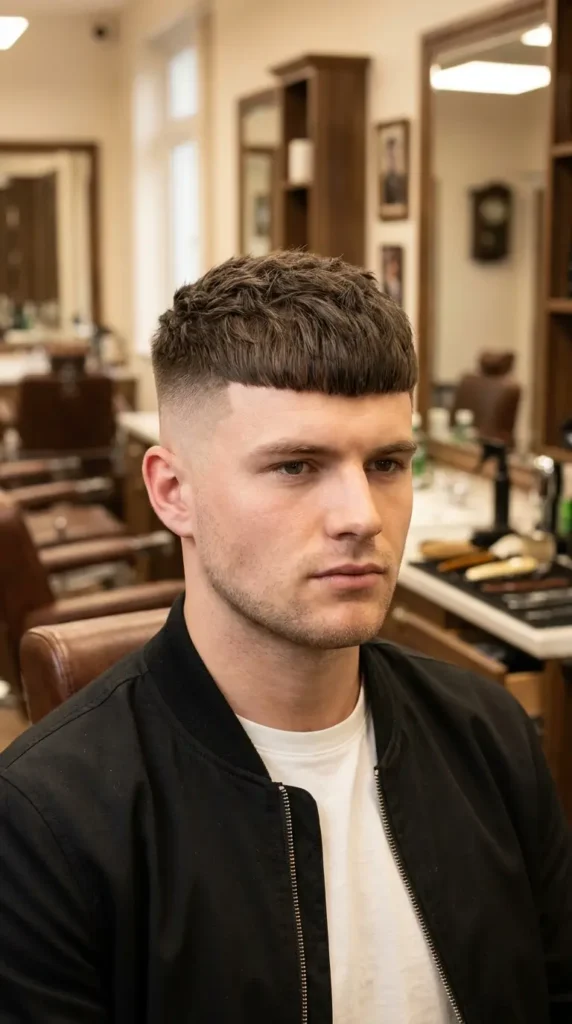 French Crop Fringe Fade (Maximum Contrast)