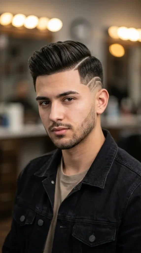 Comb Over with Design