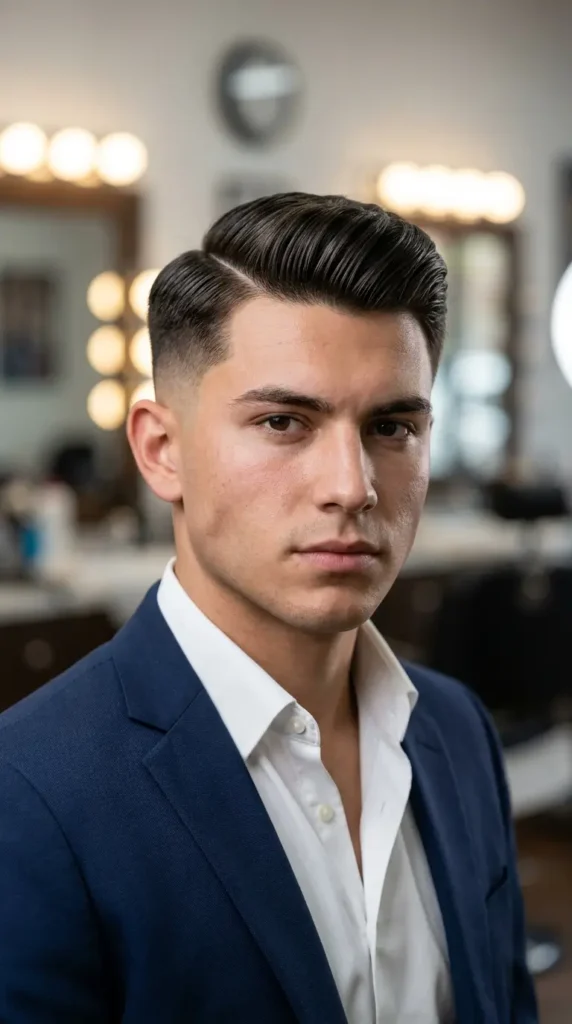 Gentleman's Comb Over Fade