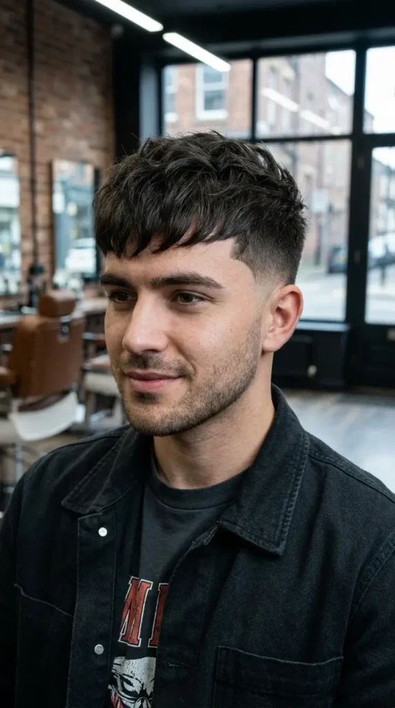 Messy Fringe with Line Up