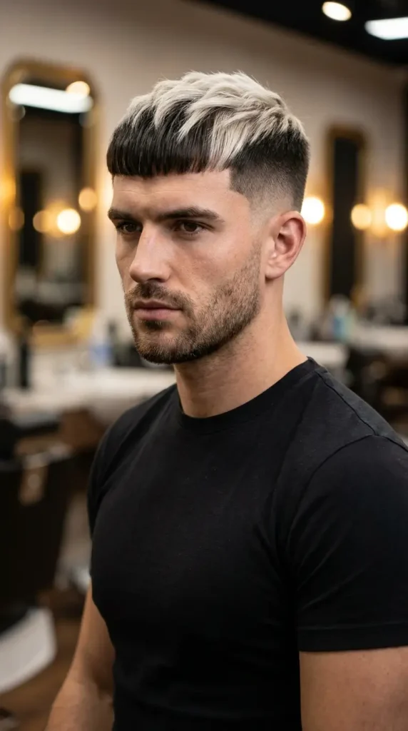 Two-Tone Caesar Cut