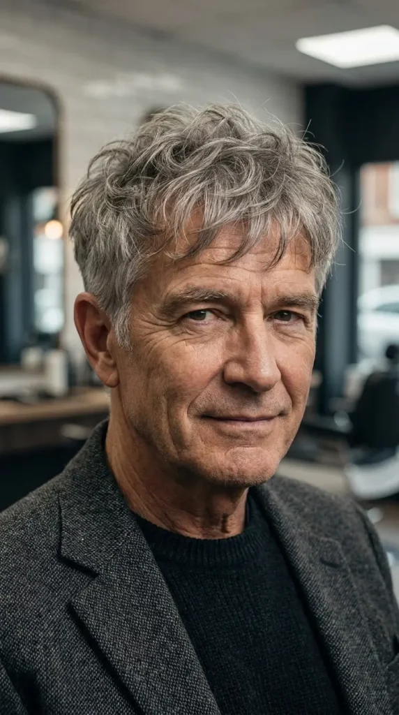 Messy Fringe for Older Men