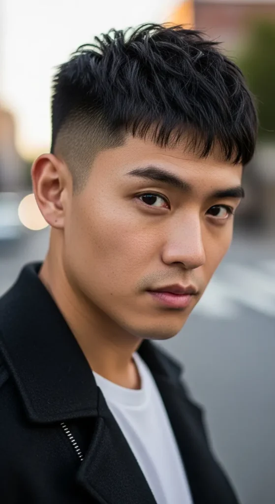 Textured Crop for Asian Hair
