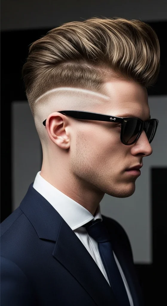 Textured Quiff Undercut Disconnected