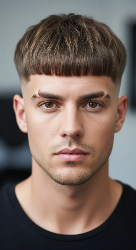 Two Block Bowl Cut