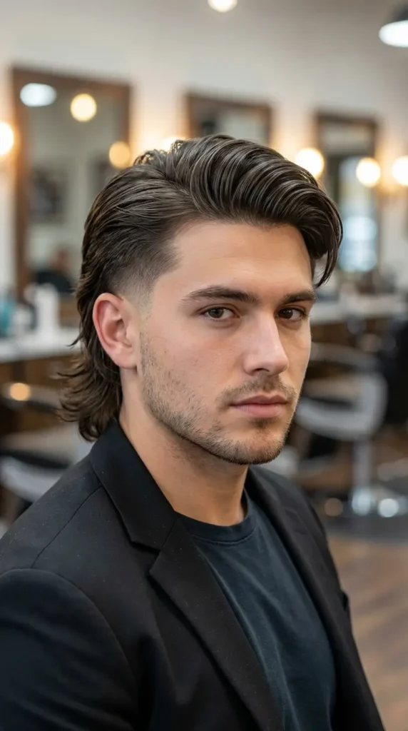 Comb Over Mullet