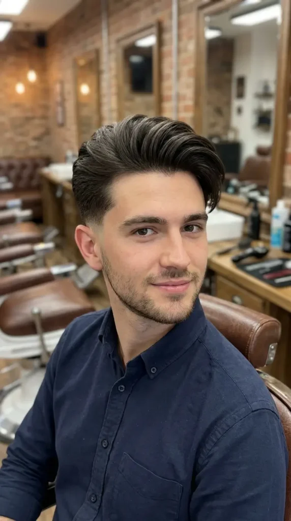 Blowout Taper Comb Over