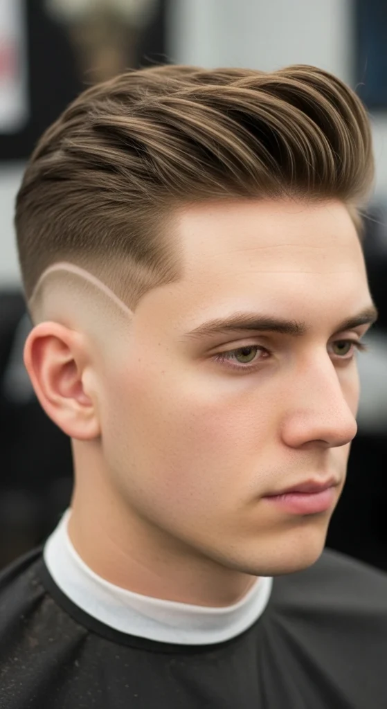 Mid Drop Fade
