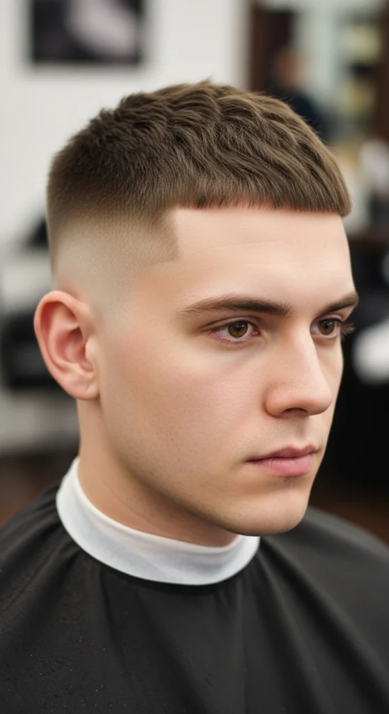 Mid Fade Crew Cut