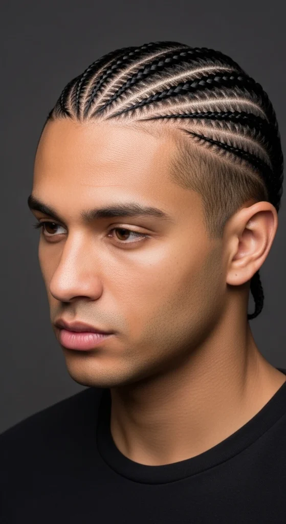 Middle Part Braids