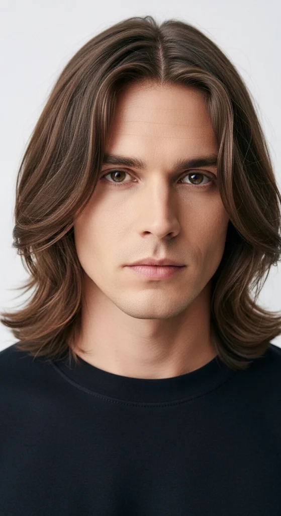 Curtain Hair Middle Part