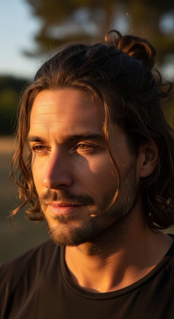 Man Bun Modern Loose