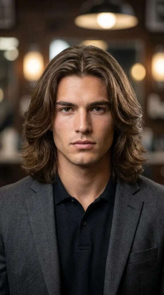 The Long Hair Middle Part