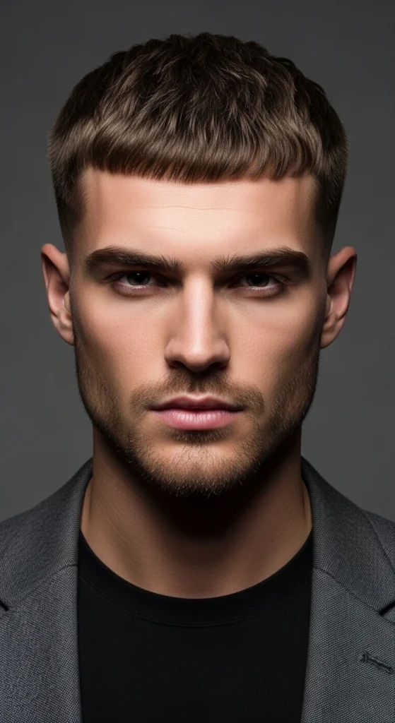 Short Caesar Cut (2)