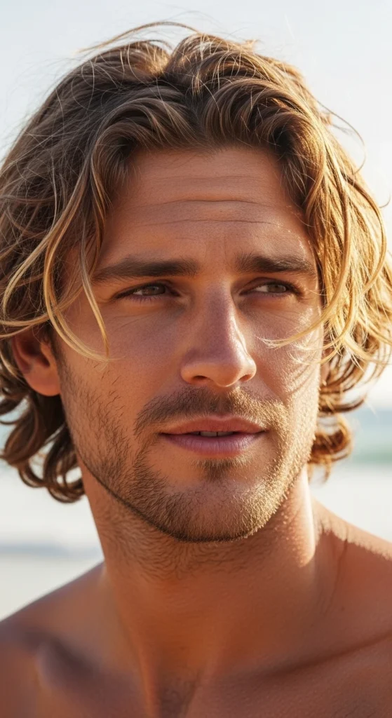 Tousled Surfer Waves