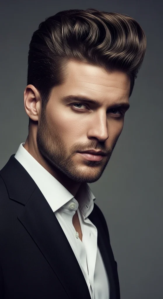Wavy Pompadour