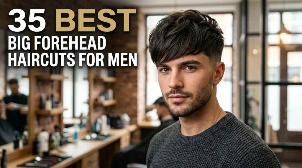 Haircuts for Men with Big Foreheads