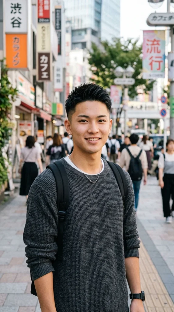 Asian Spiky Hair