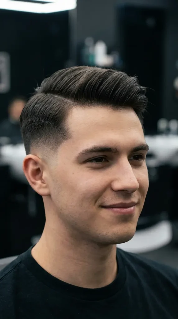 High Fade with Ivy League