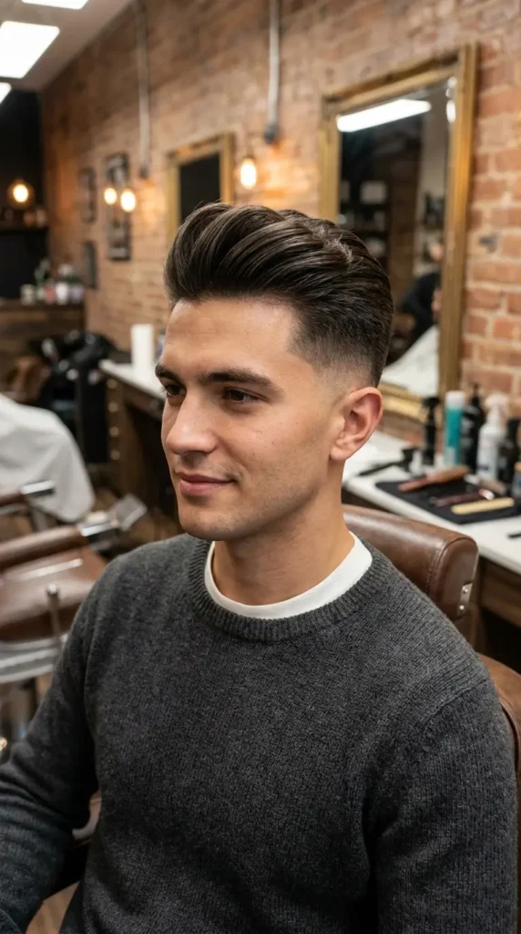 Clean Blowout Taper Fade