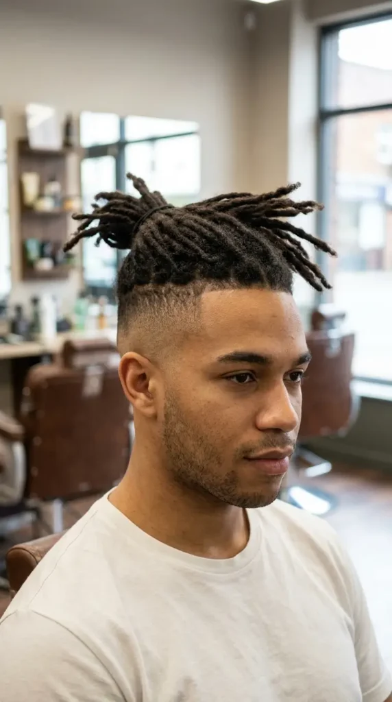 High Fade with Dreads