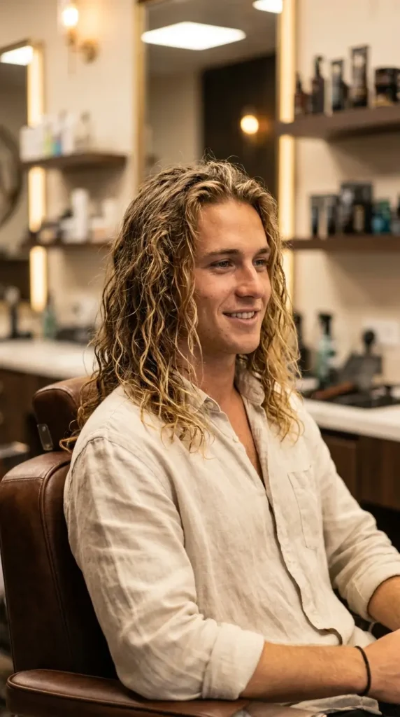 Long Surfer Curls