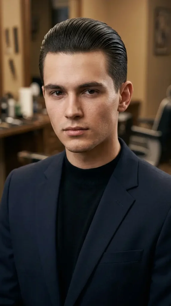 Slicked Back Flat No Volume