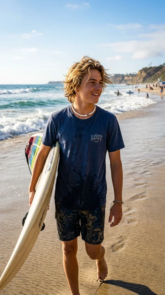 Messy Surfer Hair