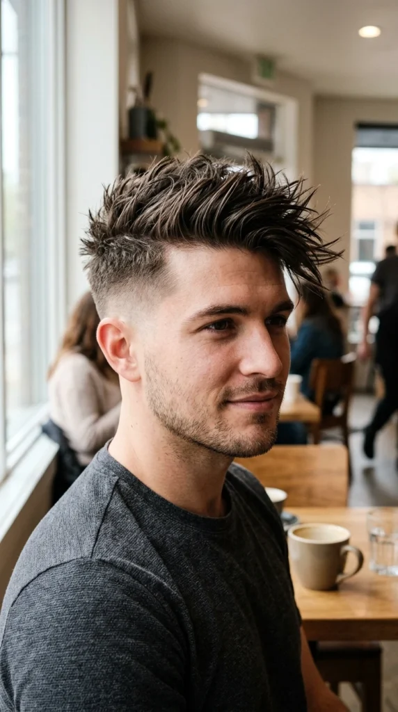 Side-Swept Medium Spikes