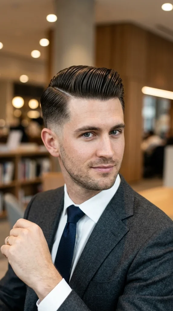 Slick Back Comb Over