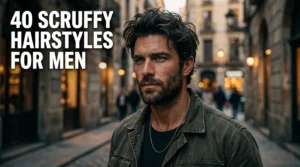 scruffy hairstyles for men 2026