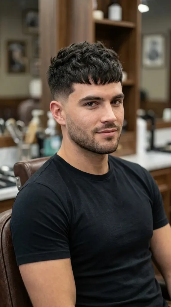 Textured French Crop with Low Taper