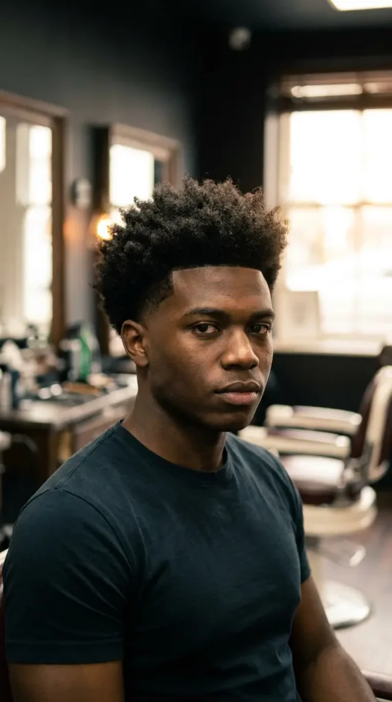 Short or Tapered Afro